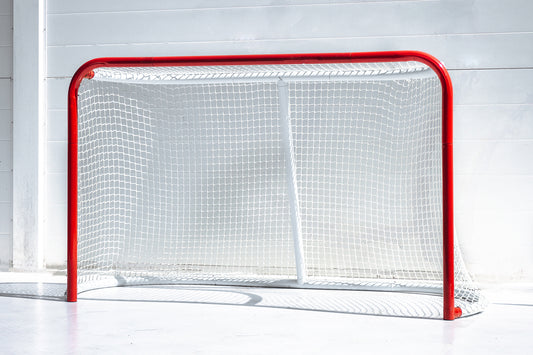 Målbur Extrem – Täismõõdus hokivärav tugevdustatud raamiga ja tilgavõrguga