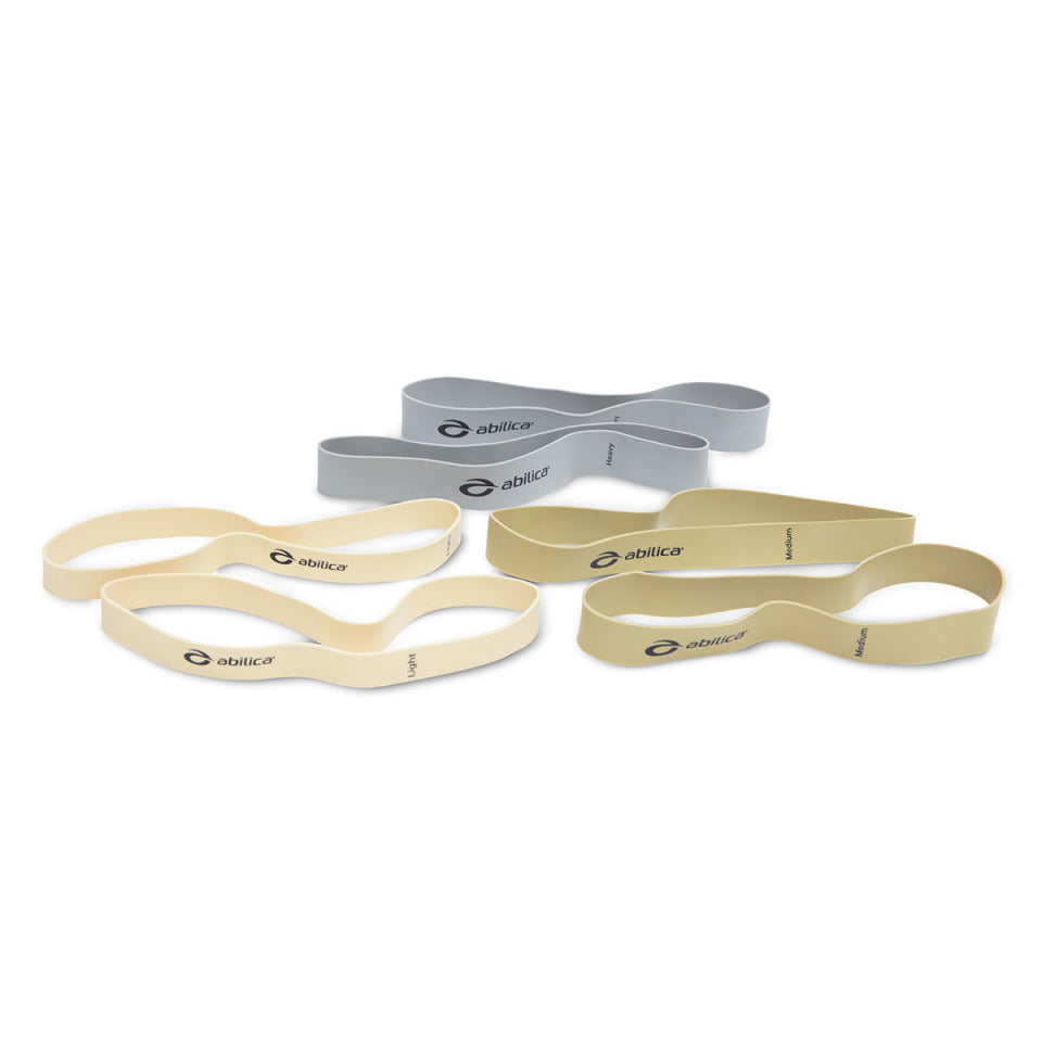 Abilica Miniband RubberBands – treeningpaelad looduslikust kummist (2-pack)