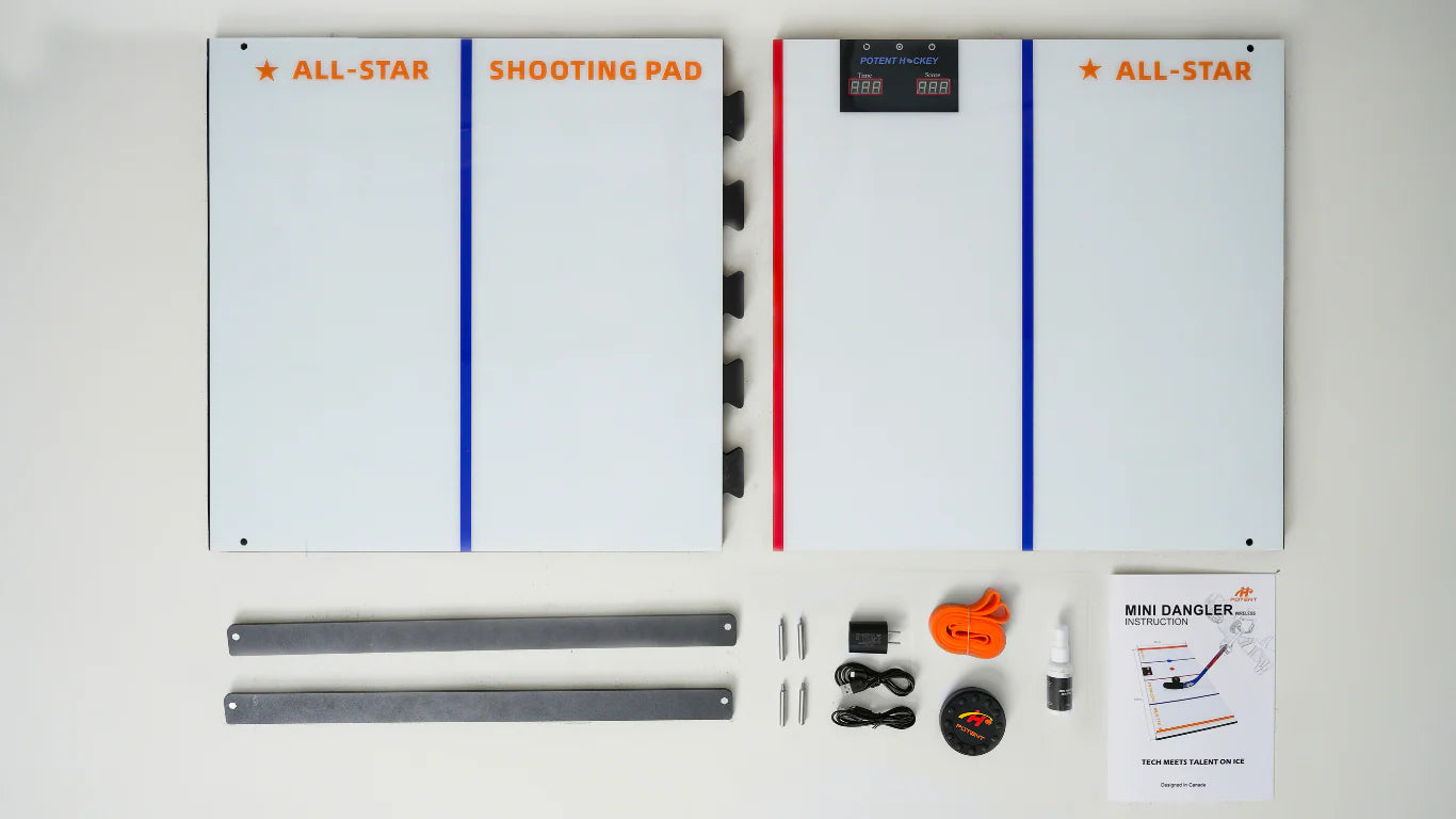 Laskeplaat Digital Hockey Mini – Interaktiivne treening puckikontrolli ja ajastuse jaoks