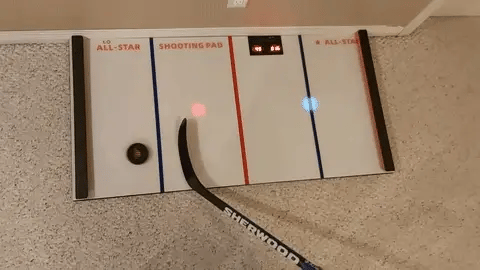 Laskeplaat Digital Hockey Mini – Interaktiivne treening puckikontrolli ja ajastuse jaoks